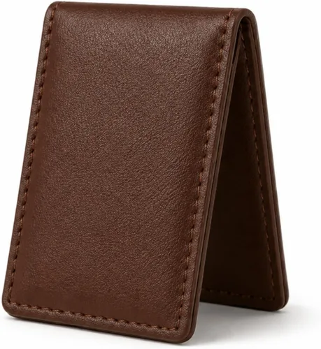 Vista 22 de LB LEATHERBOSS Pinza magnética fuerte de piel nueva para hombres, Baloncesto