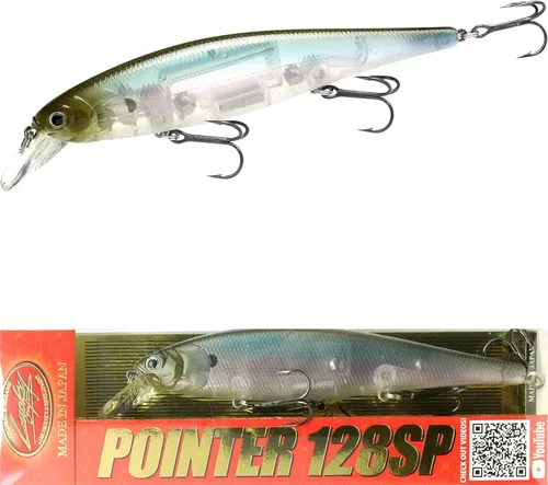 Vista 12 de LUCKY CRAFT Pointer 128SP, Señuelo de Pesca de Lubina de Lago de Agua Dulce, Jerkbait, Suspendido, Aparejos de Pesca, Accesorios de Pesca, Equipo