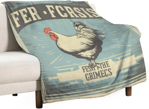 Vista 21 de Manta de microfibra suave y acogedora con diseño de gallo rústico en blanco y negro, suave y acogedora manta de microfibra para sofá, cama, oficina