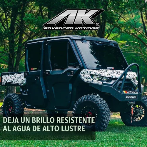 Vista 4 de Advanced Kotings - Spray de revestimiento de alto brillo Revive superficies opacas, protector UV, vinilo, goma, plástico, fácil limpieza