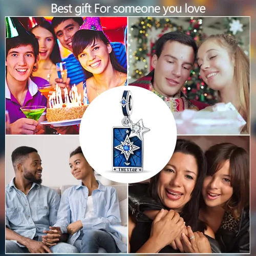 Vista 206 de KUNSIR Los abalorios se adaptan a pulseras Pandora para mujer, plata de ley 925, cuentas colgantes de joyería para niñas, dijes de feliz cumpleaños