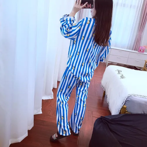 Vista 4 de Conjunto de pijama Sleapwear de dos piezas para mujer, camiseta de manga larga + pantalones, camisón Cooky Chimmy Koya MANGY RJ SHOOKY Tata