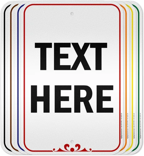 Vista 25 de My Sign Center (Prestige) - Letrero personalizado, para negocios, uso en interiores y exteriores, 7 x 10 pulgadas, libre de óxido, aluminio 040