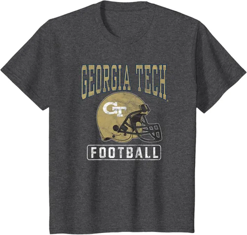 Vista 17 de Georgia Tech Yellow Jackets - Camiseta con casco de fútbol, Negro