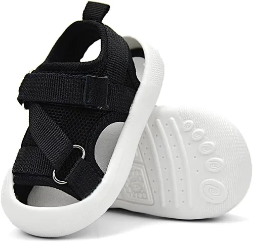 Vista 3 de OAISNIT Sandalias deportivas para bebés, niños y niñas, ligeras, antideslizantes, suela de goma, zapatos de agua acuática para playa, zapatos