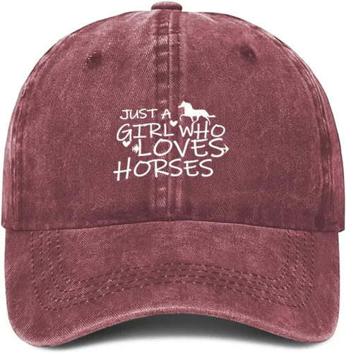 Vista 14 de Just Girl Who Loves Horse - Gorra de béisbol para mujer, ajustable, de moda, de algodón