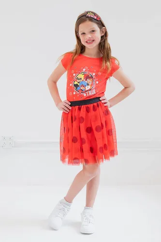 Vista 3 de Miraculous Ladybug Rena Rouge - Conjunto de 3 piezas con falda y diadema