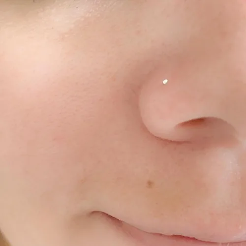 Vista 6 de 1mm Ball Nose Stud Sterling Silver Tiny Super Small Nose Piercing 0.6mm Pin Thickness Silver Dainty Nose Jewelry
