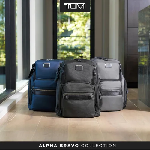 Vista 8 de TUMI - Mochila de Búsqueda Alpha Bravo - Mochila para portátil para hombres y mujeres - Mochila para trabajo y viajes - 17.0" X 14.0" X 8.3", Negro