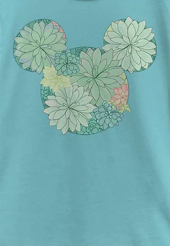 Vista 2 de Disney Characters Succulents - Camiseta sólida para niña