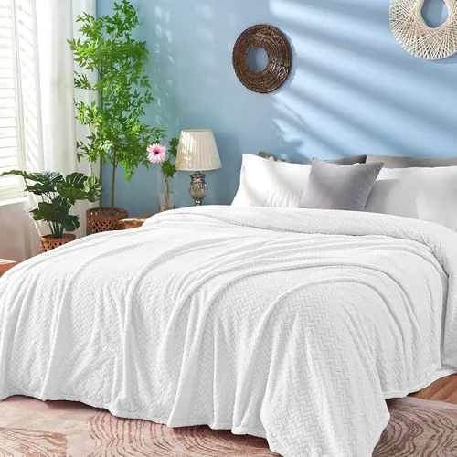Vista 30 de inhand - Manta decorativa de vellón para bebés y recién nacidos, supersuave, envolvente, afelpada, mullida, cálida, ideal para cuna y como manta