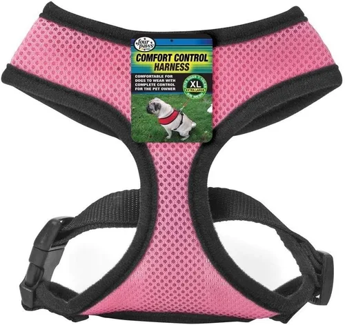 Vista 3 de Four Paws Comfort Control - Arnés para perro, color negro, extra pequeño