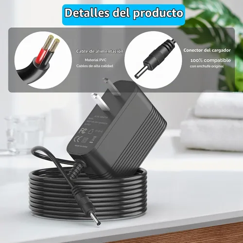 Vista 4 de Cargador de 5V 350MA para afeitadora Remington, cable de alimentación de recortadora compatible con Remington PG525D PG6025B PG6015 PG6020 PG6111