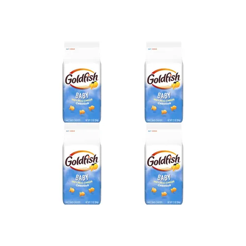 Vista 7 de Goldfish Galletas de queso cheddar para bebé, bolsa de 7.2 onzas
