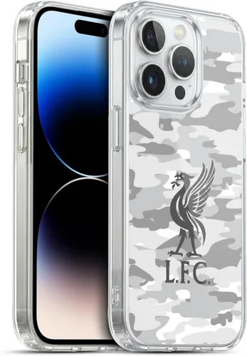 Vista 216 de Head Case Designs Funda de gel con licencia oficial del Liverpool Football Club Away Colourways Crest Camou [protección de grado militar] compatible