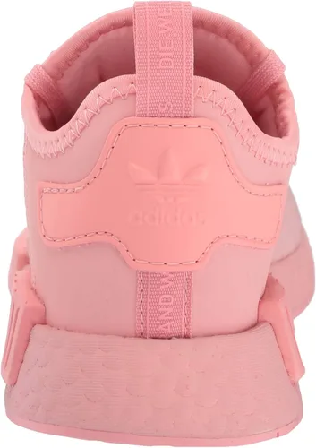 Vista 3 de adidas Originals NMD_r1 - Tenis unisex para niños Core BlackSilver MetallicSolar Red