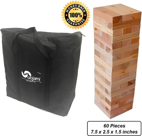 Vista 5 de Madera Gigante con funda de transporte Tumbling
