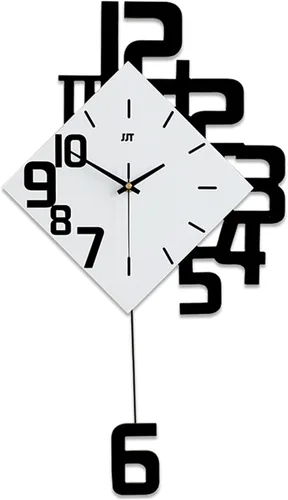 Vista 10 de Reloj de pared Reloj de péndulo 3D Forma de ojo Diseño moderno Decoración de arte para oficina en casa