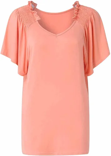 Vista 7 de Women's T Shirt Top V Neck Short Sleeve Casual Summer Top Blouse Women Outer Wear Slim Fit Tees & Blouses Daily Tunic Tops