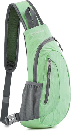 Vista 14 de G4Free - Bolso bandolera para hombres y mujeres, mochila pequeña para el pecho y el hombro, ligera, para viajes, actividades al aire libre y Negro