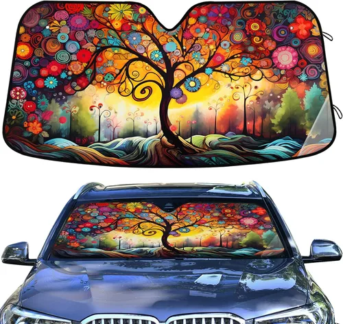 Vista 33 de Parasol para parabrisas de automóvil de tiburón para ventana delantera, accesorios interiores para automóvil SUV