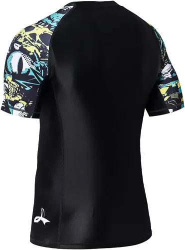 Vista 4 de LAFROI CLY02D - Camiseta de compresión de manga larga para hombre UPF 50+