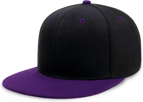 Vista 64 de CHOK.LIDS - Gorra de béisbol con visera plana estilo Snapback clásico, ajustable, con borde plano, de alta gama, color de moda, estilo tono liso