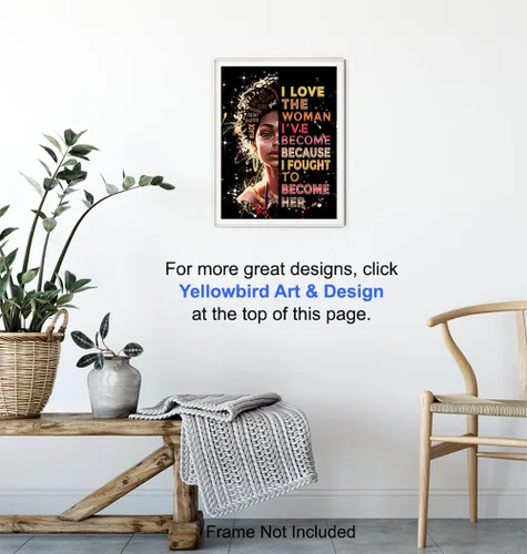 Vista 6 de Póster motivacional de afroamericanos, citas inspiradoras de mujeres negras, arte de pared, cita de motivación, orgullo afronegro, arte de pared