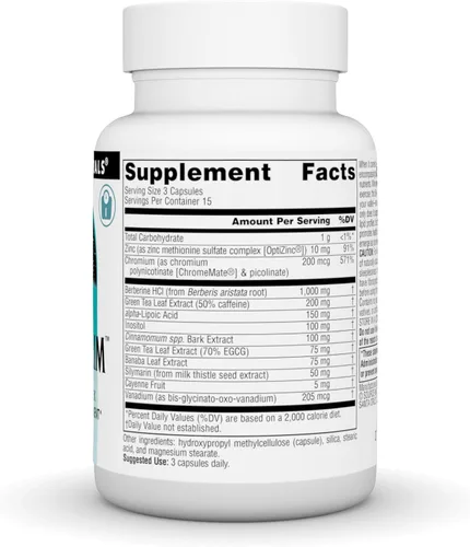 Vista 2 de Source Naturals BerberTrim, Complejo de Berberina para el Control de Peso*, Cápsulas Vegetarianas (45)
