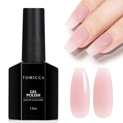 Vista 34 de TOMICCA Esmalte de uñas de gel marrón café, 0.5 onzas líquidas, esmalte de uñas de secado con LED UV para arte de uñas, manicura en casa, otoño e