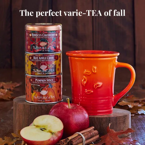 Vista 3 de The Republic of Tea, Tea Harvest Stackable Fall, 0.68 onzas, 3