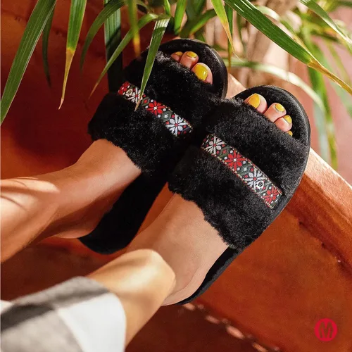 Vista 5 de Minnetonka Pantuflas London para mujer