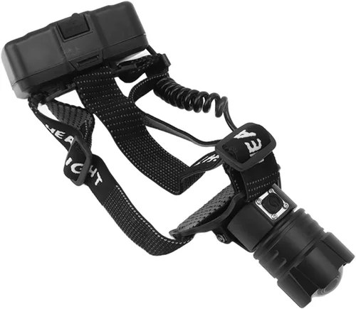 Vista 2 de Faro recargable LED ajustable 90000 LM Zoom para acampar al aire libre