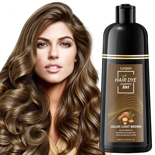 Vista 10 de Champú de tinte de cabello negro 3 en 1 color de cabello