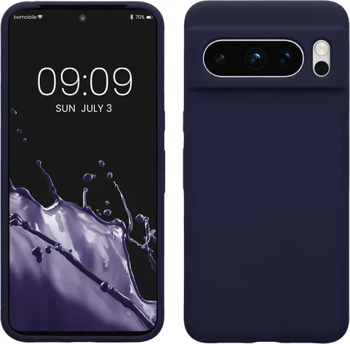 Vista 36 de kwmobile Funda compatible con Google Pixel 7 Pro - Funda de silicona TPU con acabado suave - Piedra antigua