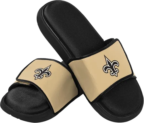 Vista 9 de FOCO mens NFL Team Logo Sport Shower Foam Slide Flip Flop Sandals
