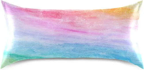 Vista 9 de Blueangle Bear Panda - Funda de almohada de satén para cabello y piel, tamaño estándar (20 x 26 pulgadas), fundas de almohada de satén con cierre