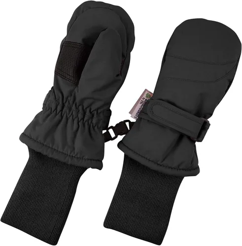 Vista 35 de Zelda Matilda - Mitones impermeables de invierno para niños pequeños y bebés, aislación de 3M Thinsulate 100G Negro