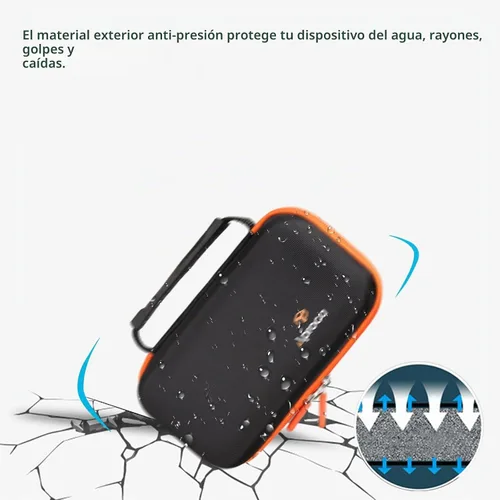 Vista 7 de Aproca Funda compatible con AstroAI S8 Car Jump Starter, bolsa de almacenamiento portátil para accesorios (solo funda)