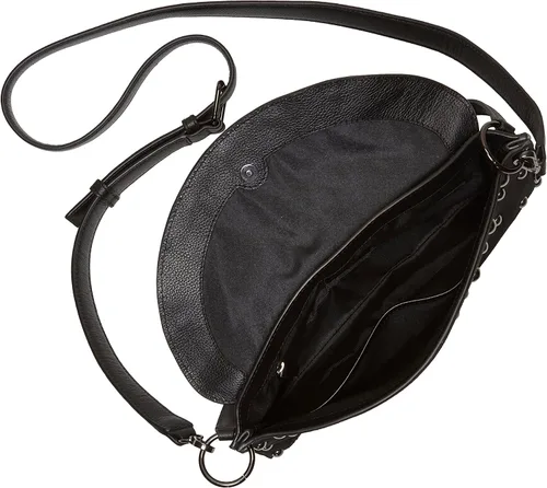 Vista 3 de Vince Camuto Waiyd Crossbody, ante negro, Gamuza negra