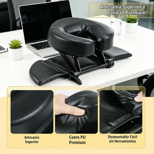 Vista 5 de TRENDBOX Kit de masaje de mesa boca abajo, almohada ajustable para reposacabezas