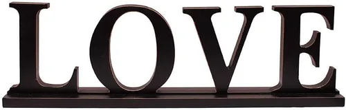 Vista 8 de YUMBOR - Letrero de madera negra con recorte de texto en inglés «Blessed Freely Stand» para decoración de mesa de cocina, mesa, chimenea, mantel