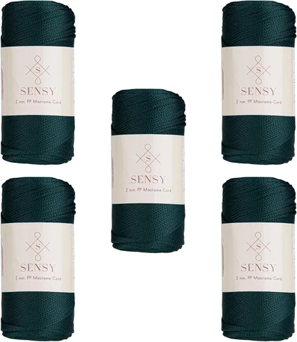 Vista 139 de Sensy Premium 2mm 229.5 metros de cuerda de poliéster 100% cordón de polipropileno Cordón de macramé 2mm Cordón para bolso de crochet Hilo