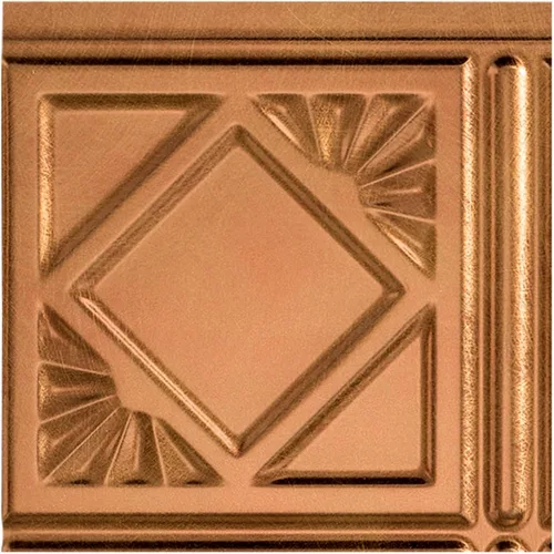 Vista 29 de FASÄDE Vinilo decorativo de estilo tradicional / patrón 4 de 18 x 24 pulgadas en muro en bronce antiguo (paquete de 5)