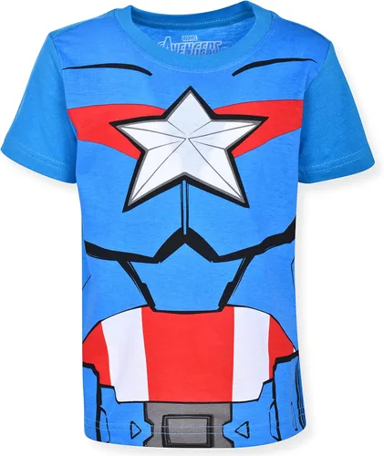 Vista 3 de Marvel Little Avengers - Juego de camiseta de manga corta para niño (4 unidades)