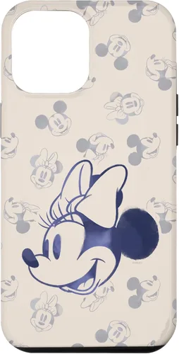 Vista 25 de Funda clásica retro vintage para iPhone 16 Disney Minnie y Mickey Mouse Heads