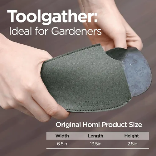Vista 7 de Azada de mano original Homi – Herramienta de jardín coreana tradicional hecha a mano para deshierbar, cavar y plantar con acero forjado y mango