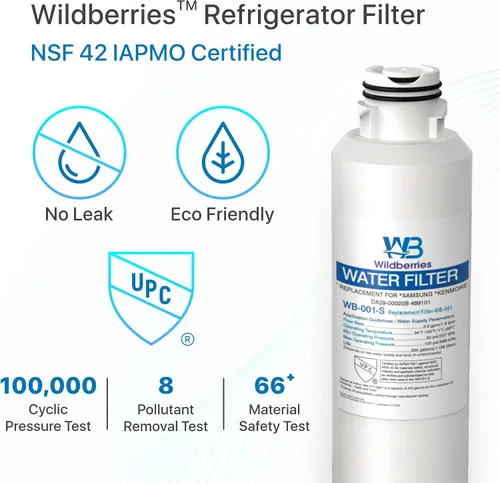 Vista 7 de Wildberries DA97-08006A-1, DA29-00020B Reemplazo para filtro de agua para refrigerador Samsung compatible con DA29-00019A, reemplazo del filtro