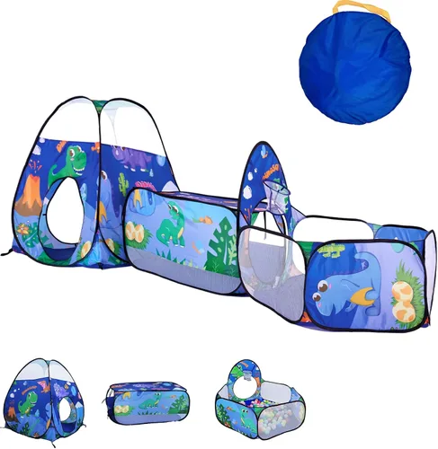 Vista 8 de Tienda de campaña de nave espacial para niños, tienda de juegos para niños con castillo de juguete, regalo para bebés niños y niñas de 3, 4, 5, 6, 7