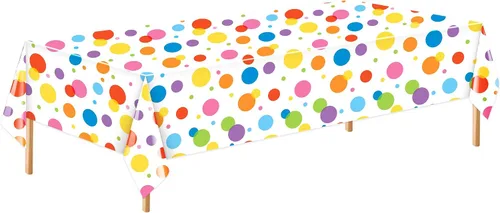 Vista 13 de Oudain 1 mantel de plástico a cuadros verde y azul de 108 x 54 pulgadas, colorido mantel de feliz cumpleaños, rectangular, desechable, impermeable